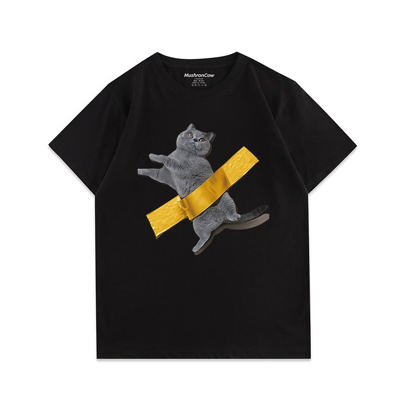 Tape Cat Tshirt