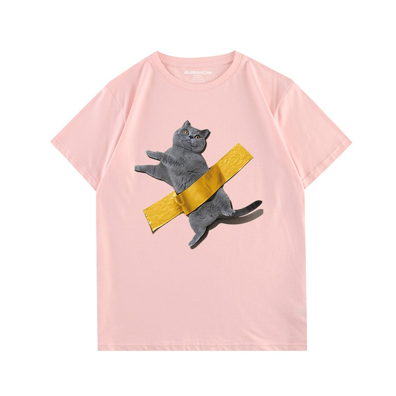 Tape Cat Tshirt