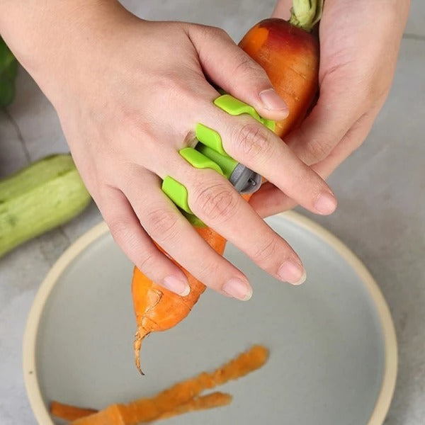 Vegetable & Fruit Two Finger Peeler