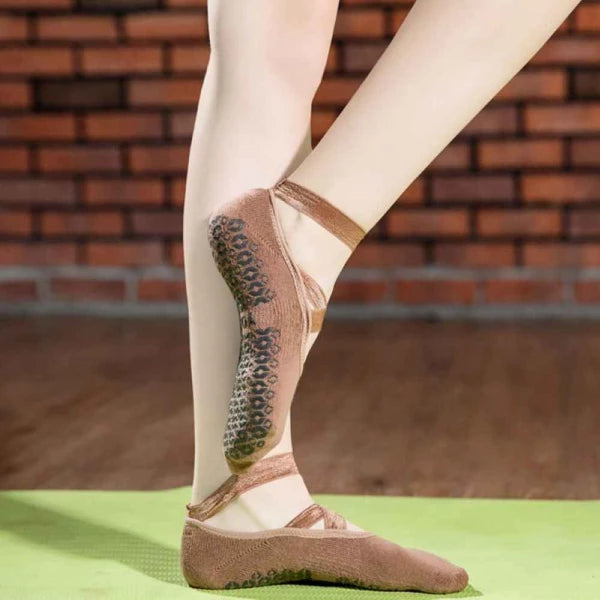 Non-Slip Ballerina Ballet Socks with Grips