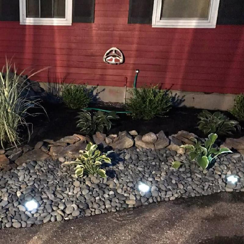 LED Solar Powered In-Ground Lights (4 piece)