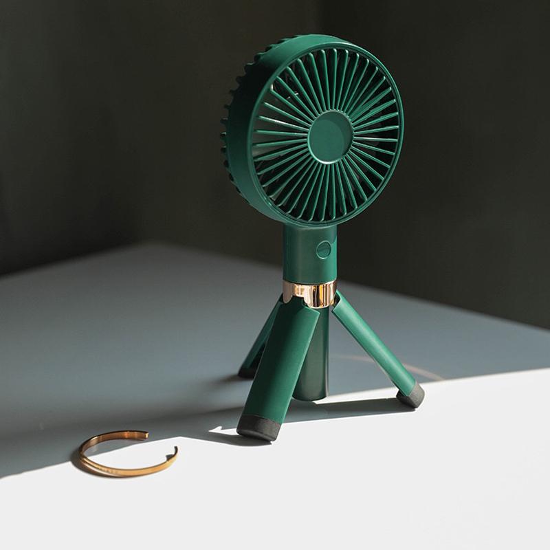 Handheld-tripod mini fan