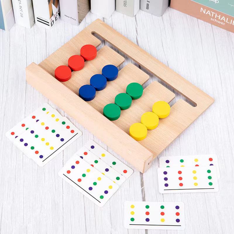 Wooden Colour game