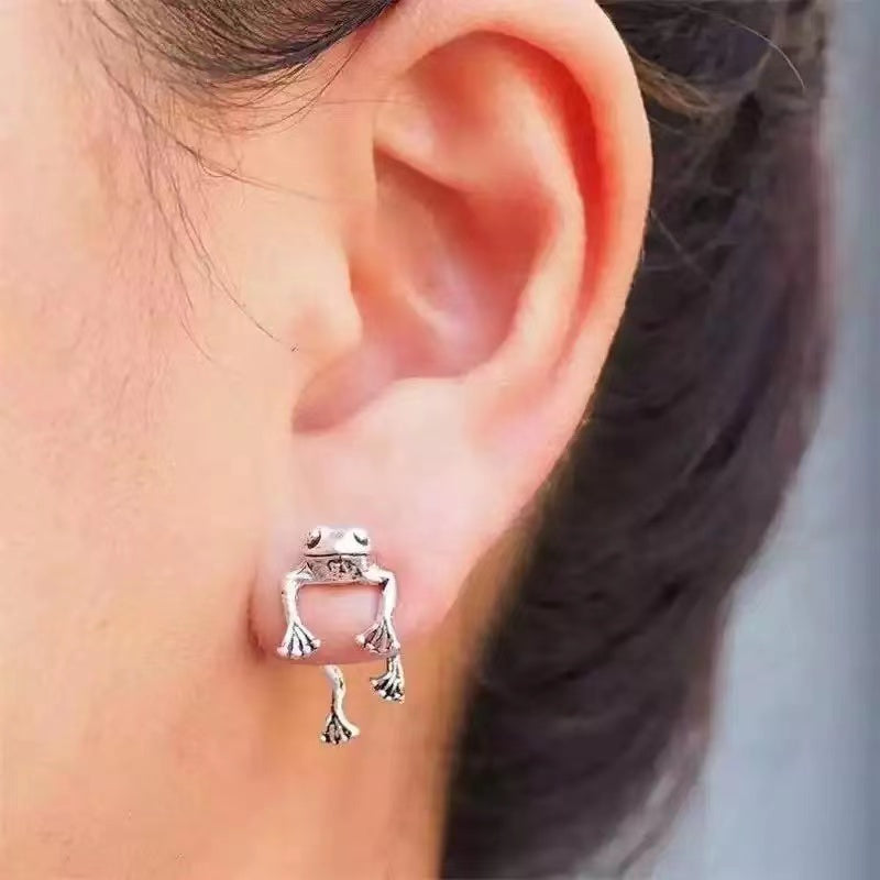 Frog earrings