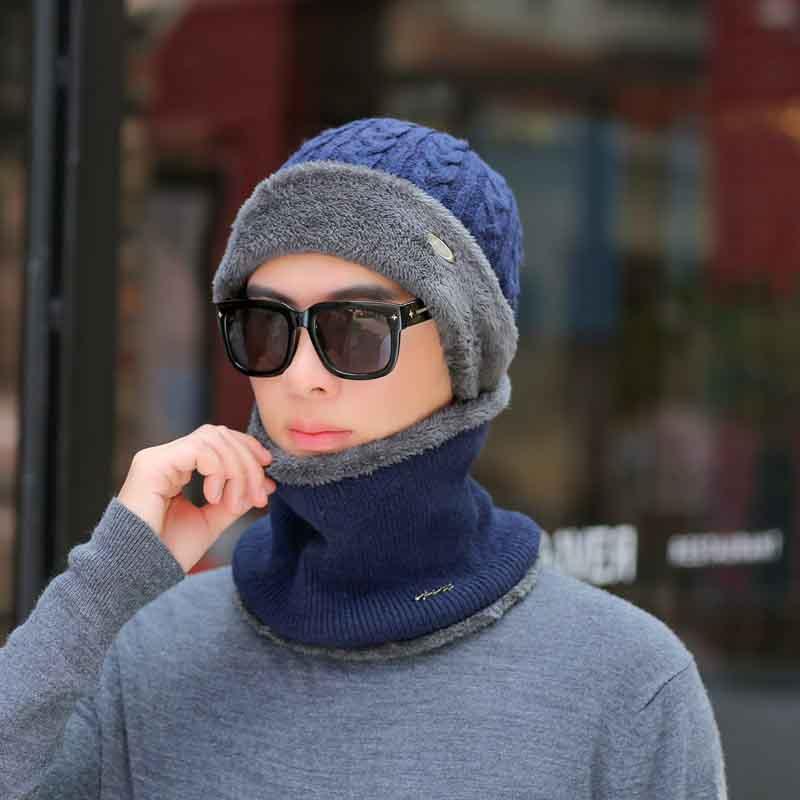 Soft Knit  scarf hat
