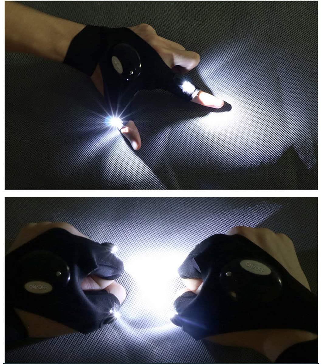 Flashlight Gloves (1 Pair )