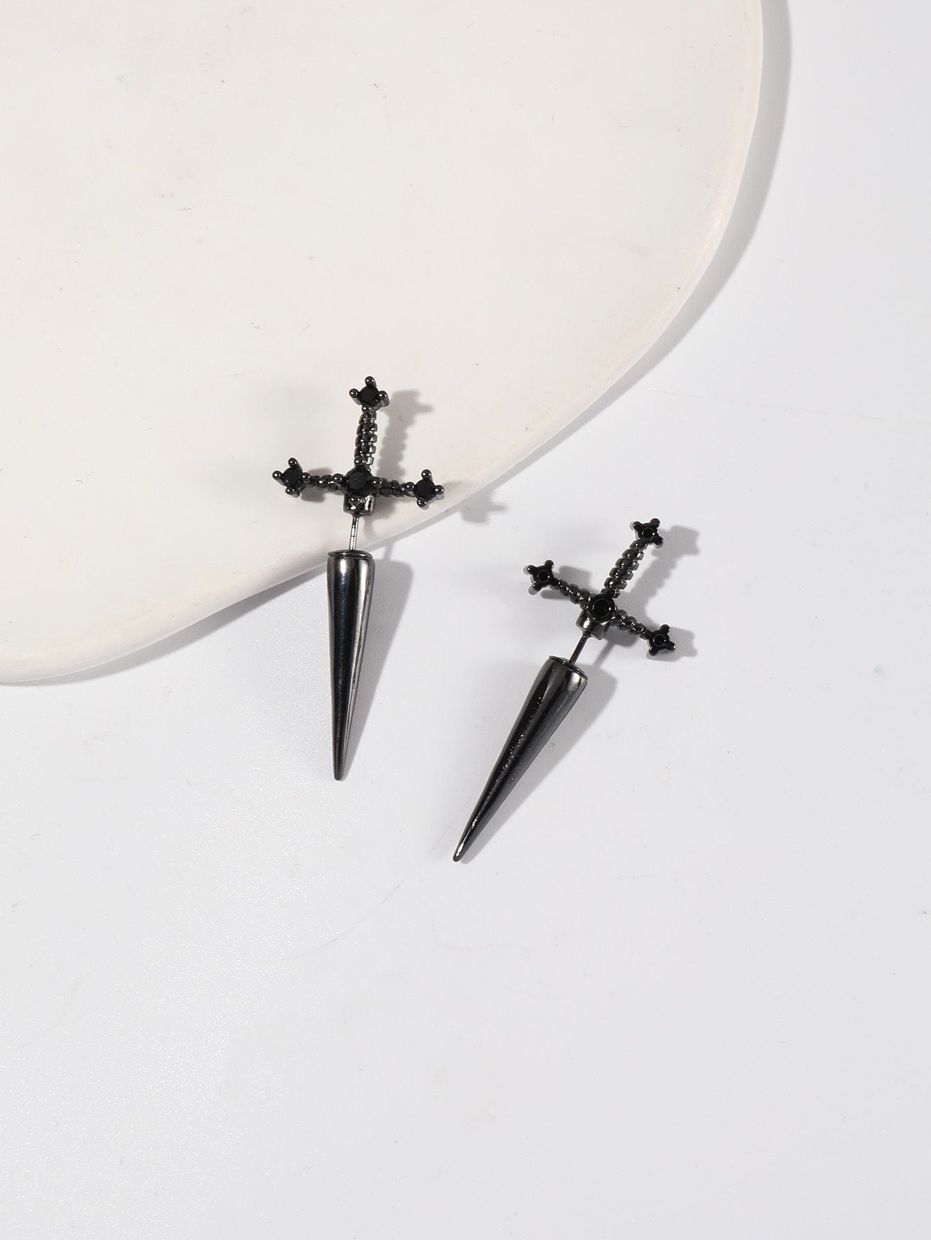 Gothic Sword Dagger Earrings