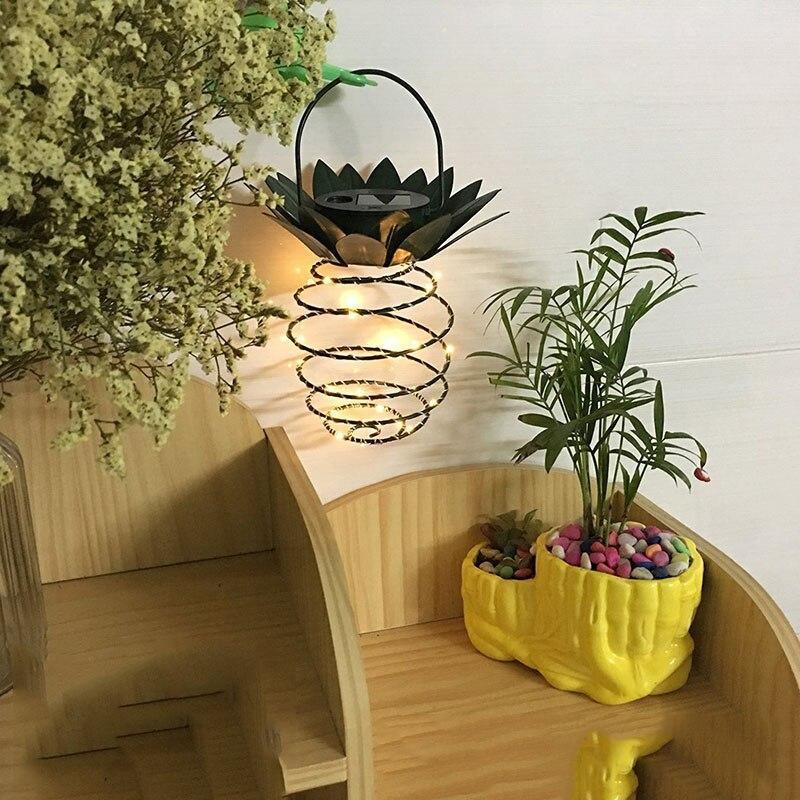 Solar Pineapple Lantern