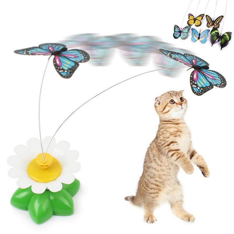 Electric Rotating Butterfly Cat Toys