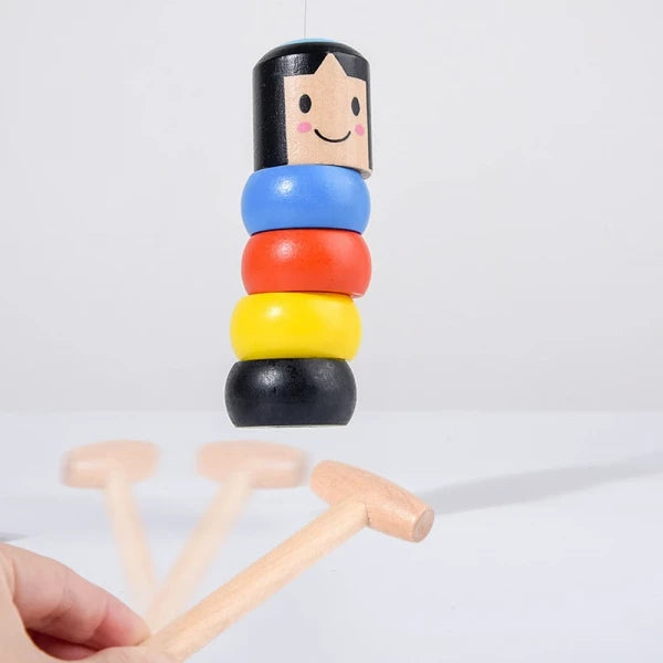 Unbreakable Mr. Immortal Wooden Man Magic Toy